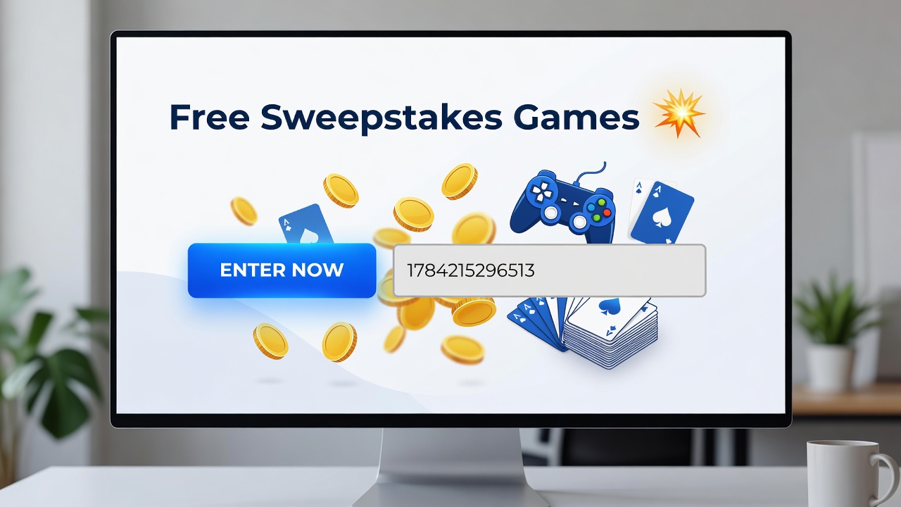 Mobile screen displaying sweepstakes redemption process with coin balances and prize selection options